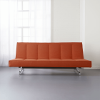 Flex orange sleeper sofa