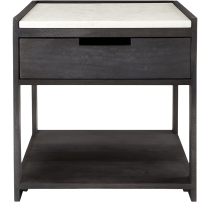 Tux marble top nightstand