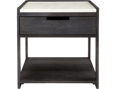 Tux marble top nightstand