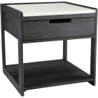 Tux marble top nightstand